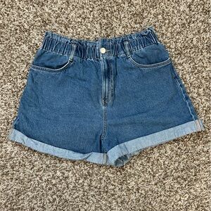 H&M “Paperbag” Jean Shorts